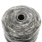 Black Polyester Yarn Polyester Yarn Price Hot Sale 4.5NM Black White Acrylic Polyester Brush Yarn Blend Yarn In Stock