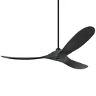Can Top 10 Decorative Large Ec 3D DC Motor Black Ceiling Fan With Modern Luxury 3 Three Blade Wood
