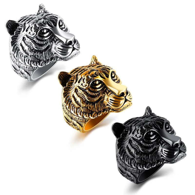 Tiger Head Ring 2021 Wholesale Customized 3D Tiger Head Stainless Steel Ring For Men Jewelry
Tiger Head Ring 2021 Wholesale Customized 3D Tiger Head Stainless Steel Ring For Men Jewelry