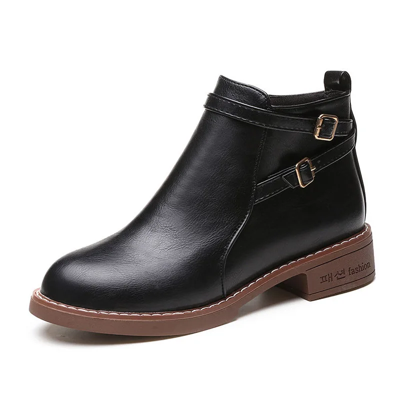 2020 Women Boots Ankle Martin Boots Fashion Retro Platform Shoes Woman Round Toe Med (3cm-5cm) Zapatos De Mujer Ladies Shoes
2020 Women Boots Ankle Martin Boots Fashion Retro Platform Shoes Woman Round Toe Med (3cm-5cm) Zapatos De Mujer Ladies Shoes
