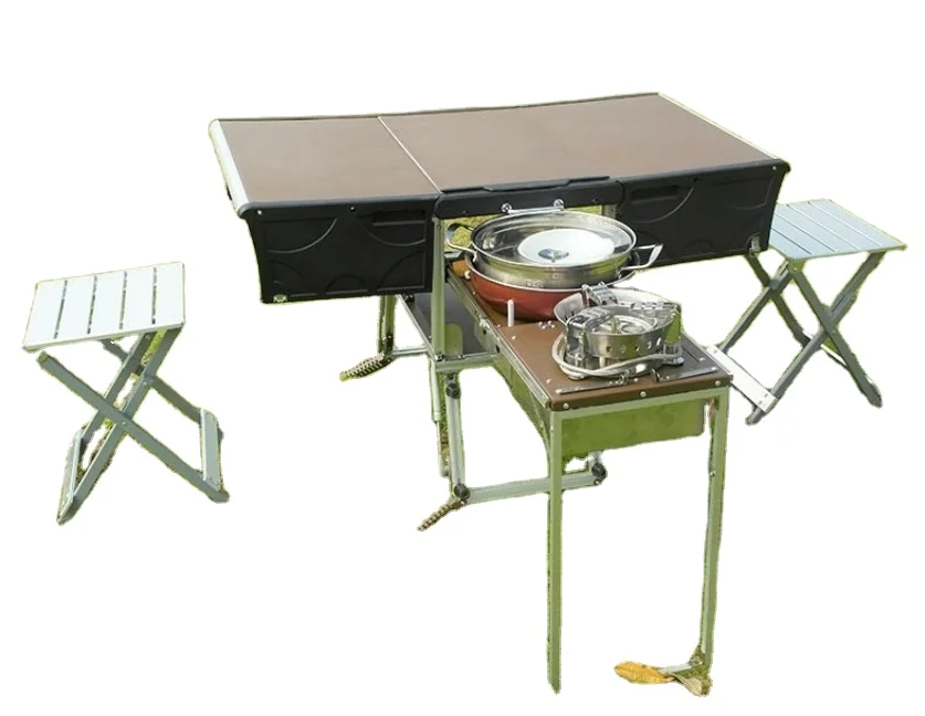 portable cookware sets kitchen aluminium mobile folding cookware table camping cookware with stoves and wind wind screen
portable cookware sets kitchen aluminium mobile folding cookware table camping cookware with stoves and wind wind screen
