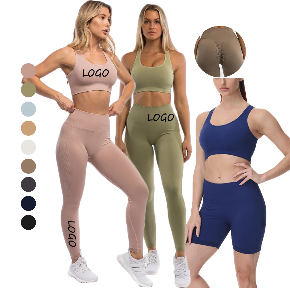 Wholesale Ladies Stretchy Running Training Fitness Womens Gym Leggings High Waist Seamless 2 Piece Set
Wholesale Ladies Stretchy Running Training Fitness Womens Gym Leggings High Waist Seamless 2 Piece Set