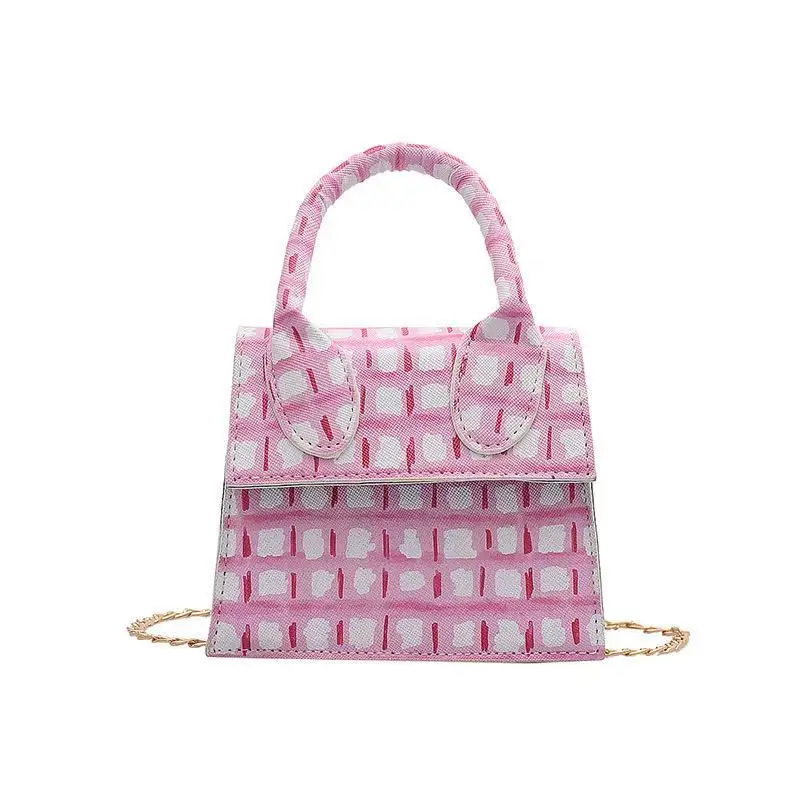 New Design 2021 Cheaper printing Fashion bags Mini purses with chains Ladies small handbags Women, As the picture shown
New Design 2021 Cheaper printing Fashion bags Mini purses with chains Ladies small handbags Women, As the picture shown