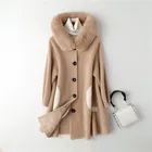 New Fur Coat Casual Hooded Long Warm Jacket Korean Version Of Fur Coat