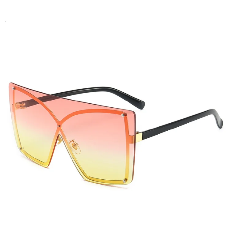European and American new fashion metal PC big frame one piece windlass gradient sunglasses 2021, 8 colors
European and American new fashion metal PC big frame one piece windlass gradient sunglasses 2021, 8 colors