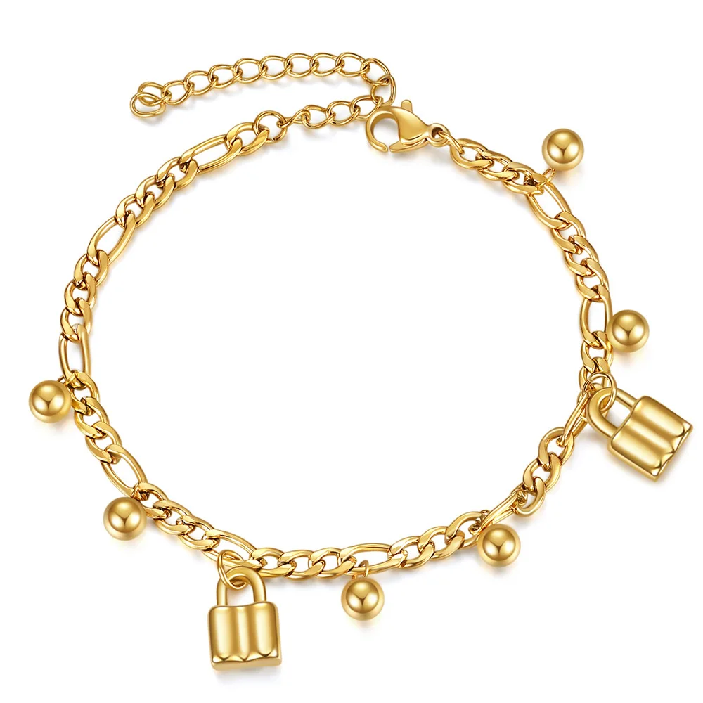 Wholesale 18K Gold Plated Jewelry Women Multi-layer Titanium Steel Round Beads Bracelet Moon, Gold/silver/rose gold
Wholesale 18K Gold Plated Jewelry Women Multi-layer Titanium Steel Round Beads Bracelet Moon, Gold/silver/rose gold