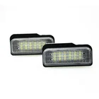 E4 Approved 2 PCS 12V Car LED License Lamp Number Plate Lights For W203 5D W211 W219 R171