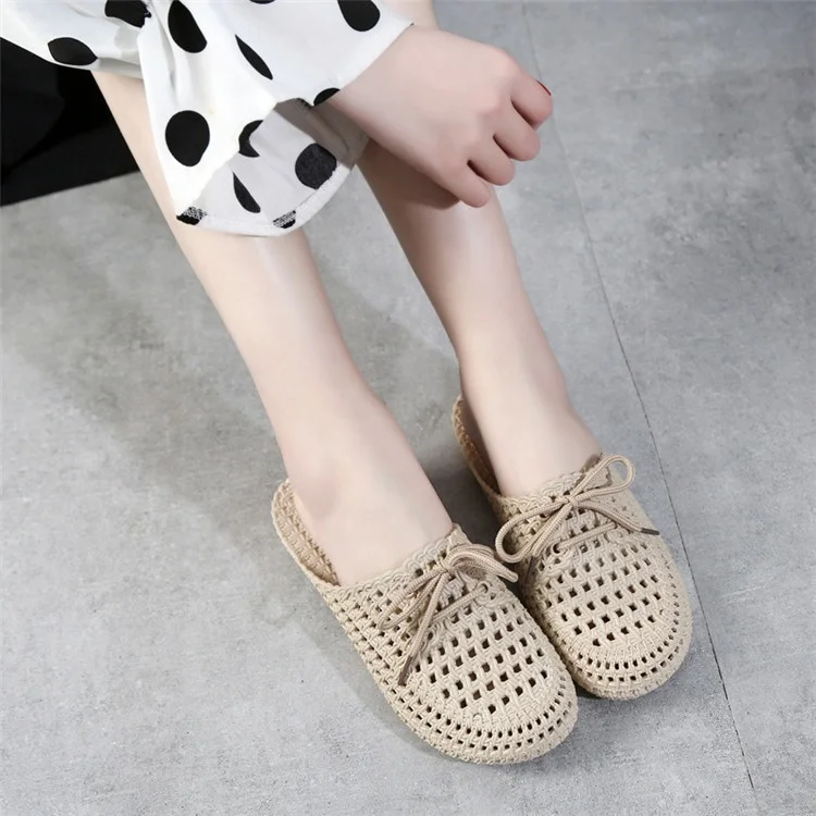 Women Lace Slippers Hole Shoes Ladies EVA Slides Footwear Outdoor Summer Sandals Slipper
Women Lace Slippers Hole Shoes Ladies EVA Slides Footwear Outdoor Summer Sandals Slipper