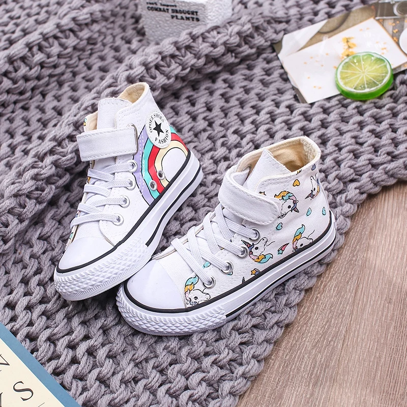 Canvas Children's Shoes Cartoon Graffiti Children's Sneakers Rainbow Casual Shoes for Girls Comfortable Kids Flats Tenis Infanti
Canvas Children's Shoes Cartoon Graffiti Children's Sneakers Rainbow Casual Shoes for Girls Comfortable Kids Flats Tenis Infanti