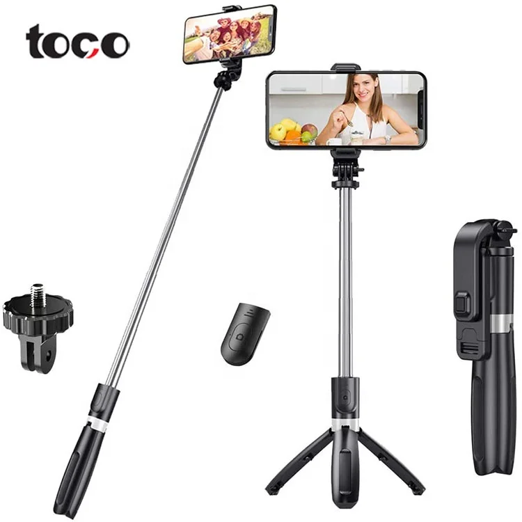 toco Wireless Blue-tooth Remote Extendable Handheld Selfie Stick 360 rotating selfie stick, Black white other
toco Wireless Blue-tooth Remote Extendable Handheld Selfie Stick 360 rotating selfie stick, Black white other