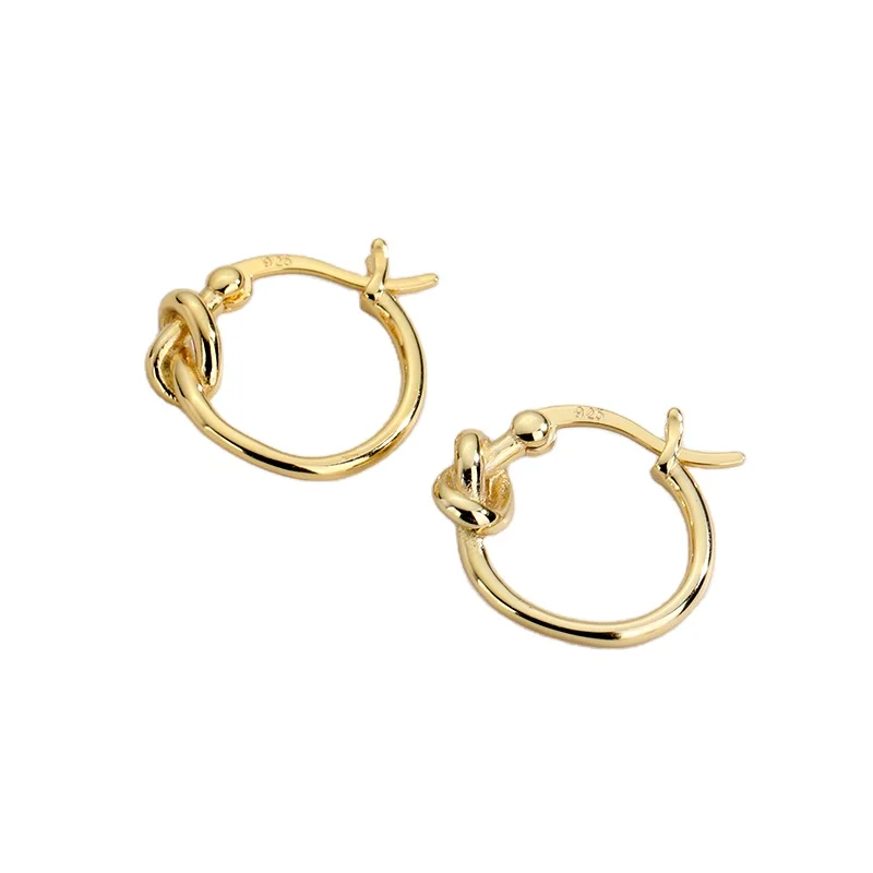 Dainty wholesale 925 sterling silver vogue jewelry 18k gold plated geometric hoop earrings for women
Dainty wholesale 925 sterling silver vogue jewelry 18k gold plated geometric hoop earrings for women