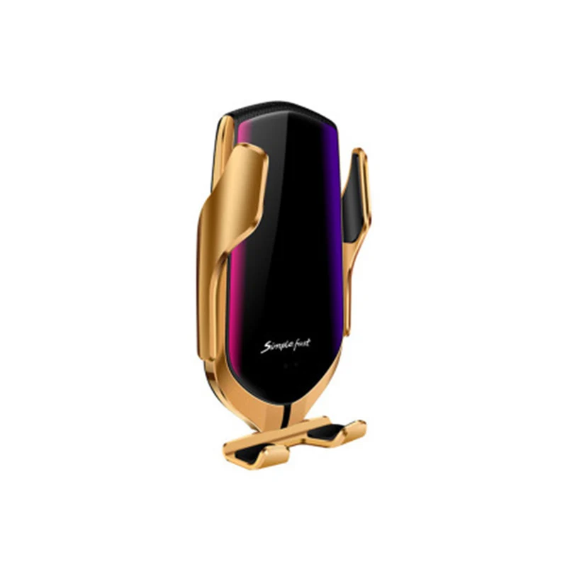10W R1 Car Wireless Charger fast Charging Qi I phone auto clamp Product Factory Wholesale smart phone mount Car Charger holder, Gold, silver
10W R1 Car Wireless Charger fast Charging Qi I phone auto clamp Product Factory Wholesale smart phone mount Car Charger holder, Gold, silver