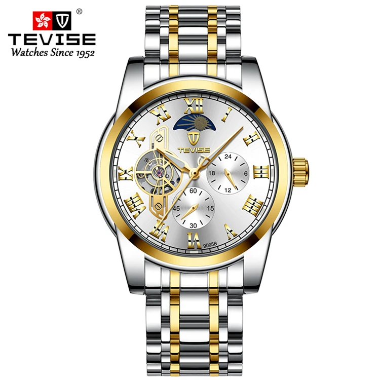 2019 New Product TEVISE 9055B Mens Automatic Mechanical Wrist Watches Fashion Steel Chronograph Male Watch
2019 New Product TEVISE 9055B Mens Automatic Mechanical Wrist Watches Fashion Steel Chronograph Male Watch