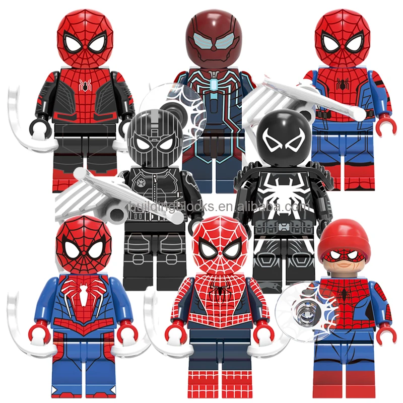 X0280 Famous Movie Super Heroes Iron Spiders Character Man Mini Action Building Block Plastic Figure Educational Toys
X0280 Famous Movie Super Heroes Iron Spiders Character Man Mini Action Building Block Plastic Figure Educational Toys