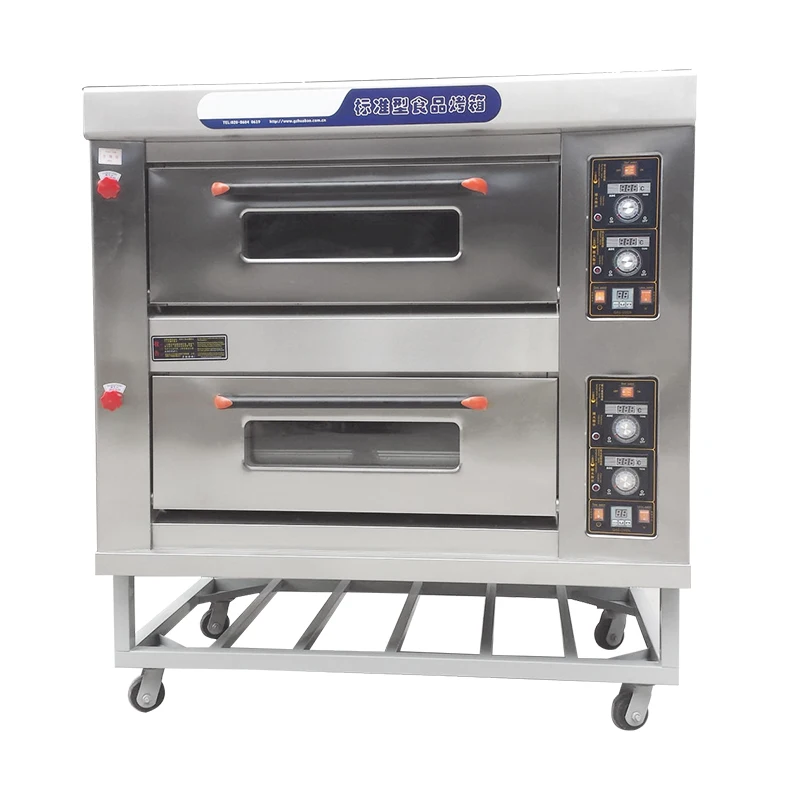 Handel Assurance Küche Appliance Rotary Bäckerei Outdoor Pizza Ofen Maschine/Edelstahl Gas Brot Backofen für Verkauf