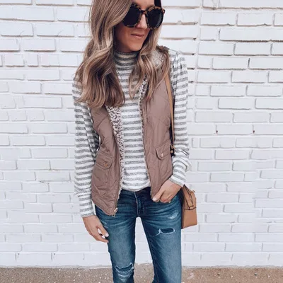 Women Vest Sleeveless Pullover Blouse Open Front Jacket Coat With Pockets, 3 colors
Women Vest Sleeveless Pullover Blouse Open Front Jacket Coat With Pockets, 3 colors