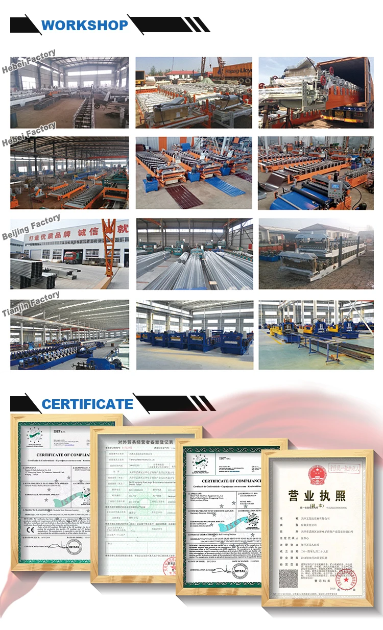 High standard and fast speed Indonesia metal roof tile machine