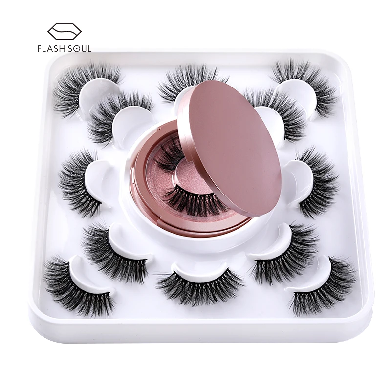8 Pairs 3d Faux Mink Eye LashesPackaging Full Strip Lashes WholeSale False Mink Eyelash Packaging Slide Eyelash Box, Natural black
8 Pairs 3d Faux Mink Eye LashesPackaging Full Strip Lashes WholeSale False Mink Eyelash Packaging Slide Eyelash Box, Natural black
