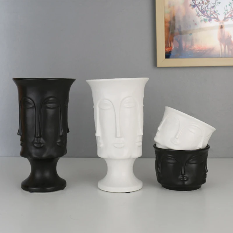Factory direct home decor modern luxury exquisite table flower ceramic vase, White,black
Factory direct home decor modern luxury exquisite table flower ceramic vase, White,black