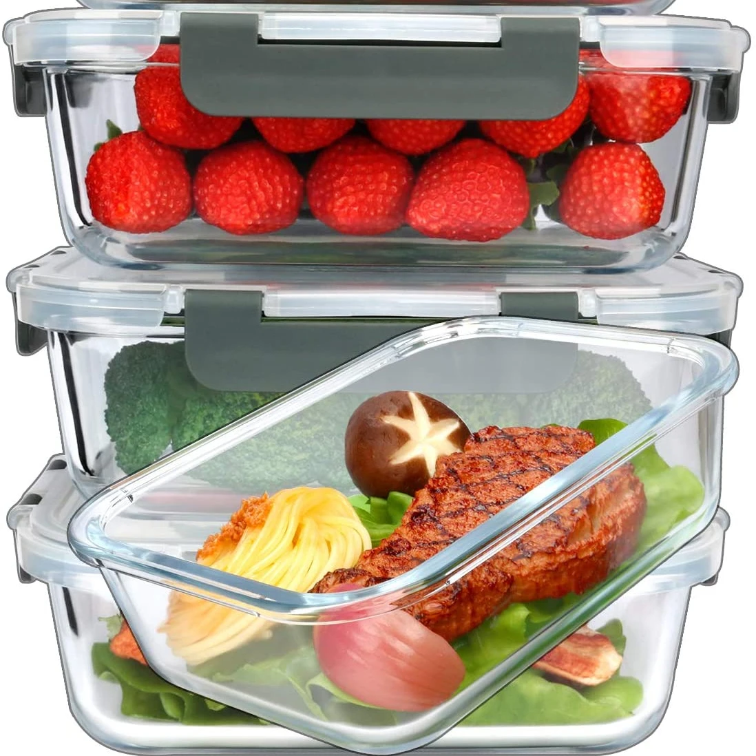 Food Fridge Storage Box Glass Food Containers Design Small Square Refrigerator glass Containers Set
Food Fridge Storage Box Glass Food Containers Design Small Square Refrigerator glass Containers Set