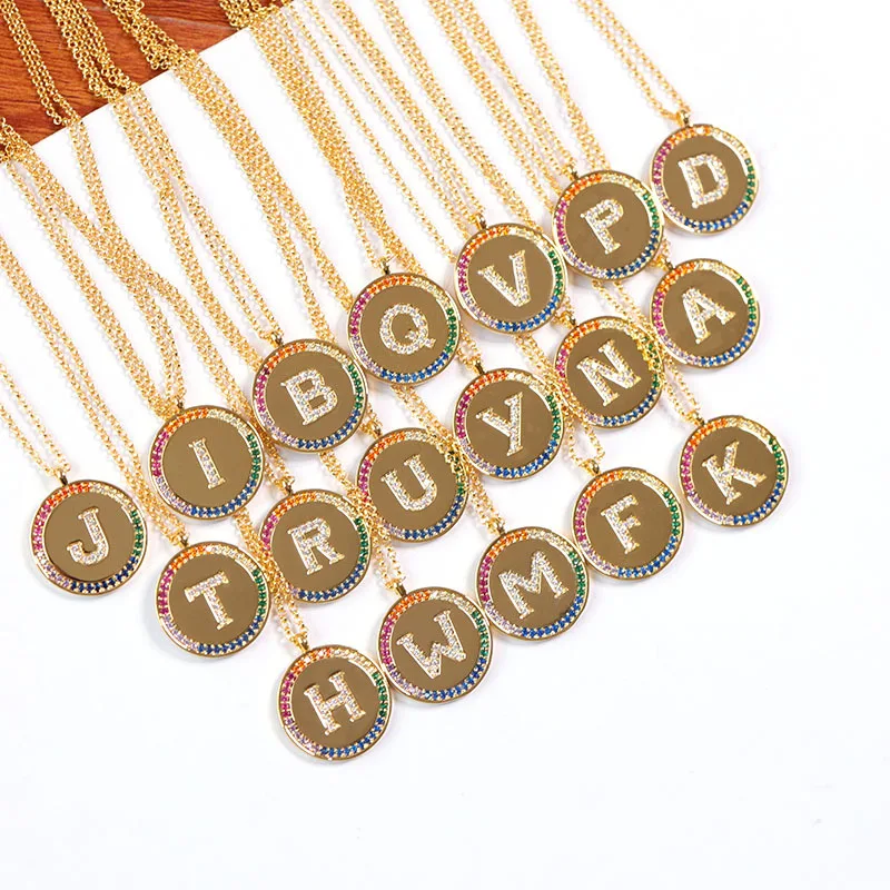 Gemstone Initial Pendant Fashion Necklace 2020 Trendy Handmade Colorful Zirconia Cz Letter Charm Necklace Pendant
Gemstone Initial Pendant Fashion Necklace 2020 Trendy Handmade Colorful Zirconia Cz Letter Charm Necklace Pendant