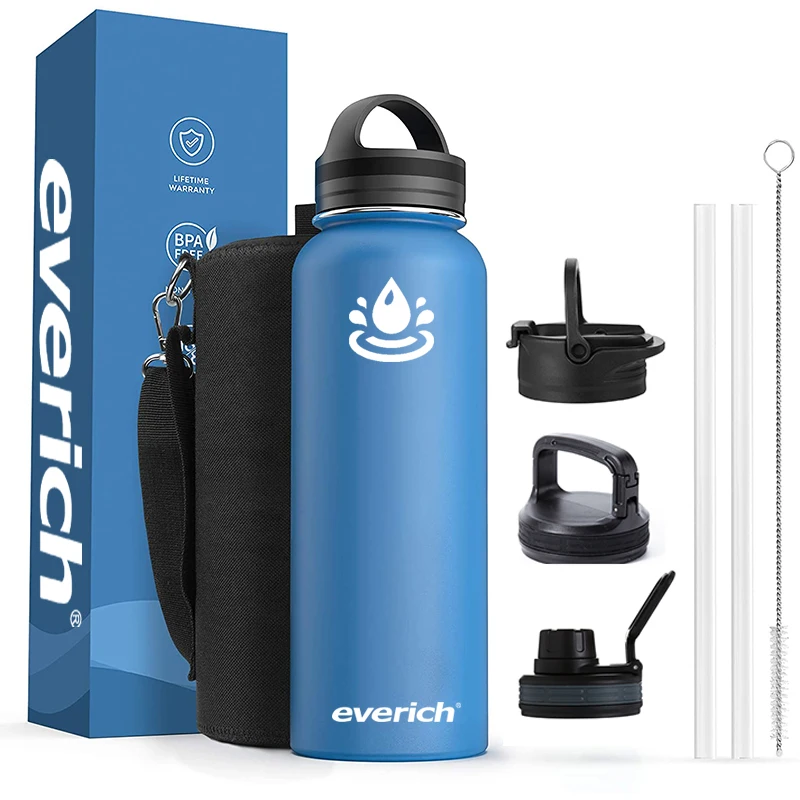 Everich New launched BPA free stainless double wall custom logo insulate water bottle, Customized color acceptable
Everich New launched BPA free stainless double wall custom logo insulate water bottle, Customized color acceptable