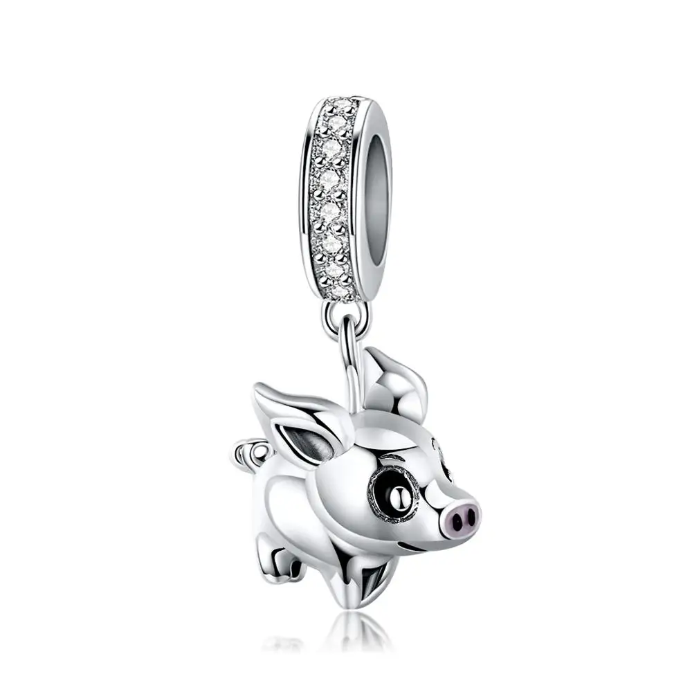 QIngs 2021 Lovely True 925 Sterling Silver Wholesale Beads Pig Charm For Bracelet Necklace, Silver color
QIngs 2021 Lovely True 925 Sterling Silver Wholesale Beads Pig Charm For Bracelet Necklace, Silver color