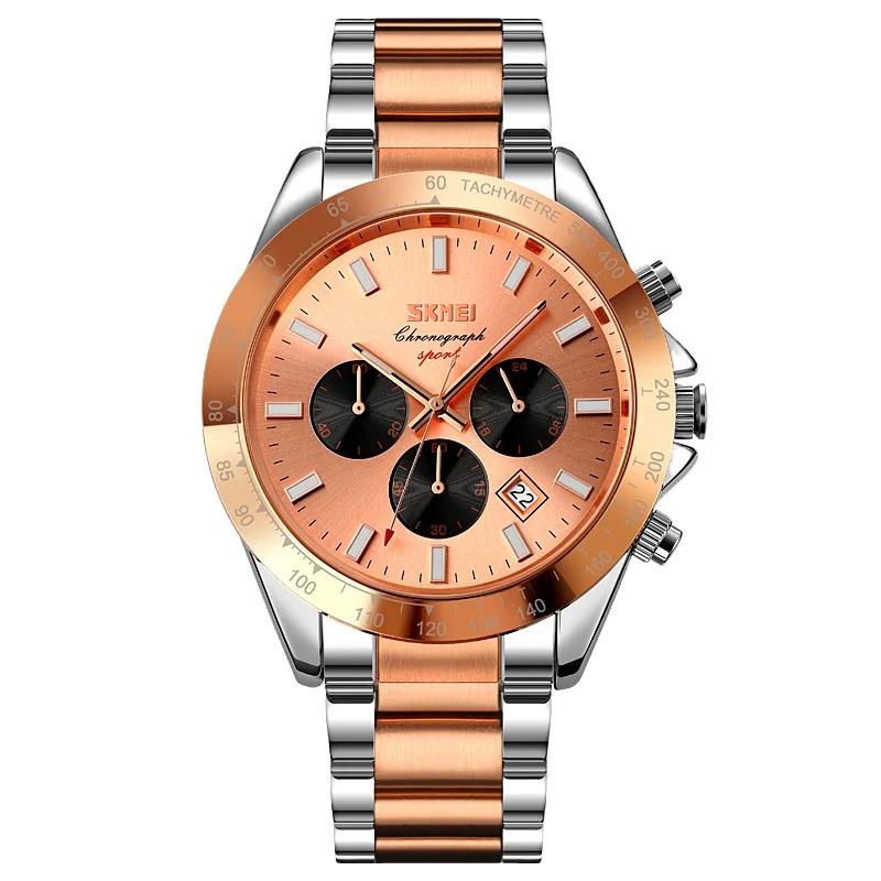 Skmei 9259 New Arrivals Business Water Resistant Stainless Steel Band Men's Quartz Watch
Skmei 9259 New Arrivals Business Water Resistant Stainless Steel Band Men's Quartz Watch