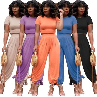 Women's Summer Suit Solid Color Short Sleeve Tshirt Woman Long Pants Set Women Plus Size Elegant Office Lady Fashion Two Piece
Women's Summer Suit Solid Color Short Sleeve Tshirt Woman Long Pants Set Women Plus Size Elegant Office Lady Fashion Two Piece