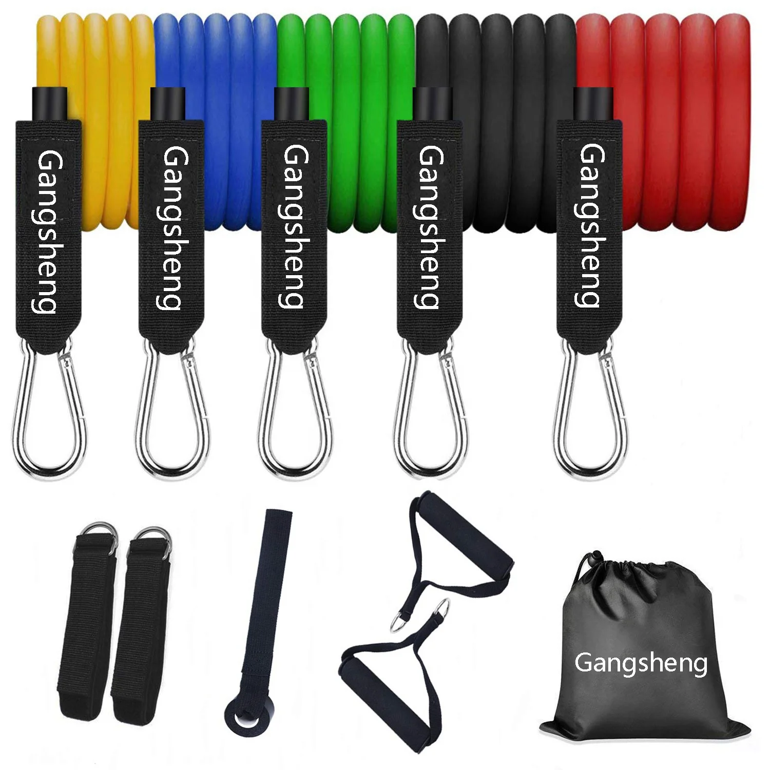 2021 Gangsheng Amazon Hot Gym Exercise 11pcs Resistance Band Set Banda de resistencia for Losing Weight
2021 Gangsheng Amazon Hot Gym Exercise 11pcs Resistance Band Set Banda de resistencia for Losing Weight