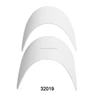 Customized White PE Hat Peaks Cap Parts Visor Peaks