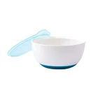 FDA Certificated Portable Children Dinnerware Non-slip Plastic Baby bowl with Sealing Lid for Toddler Kids