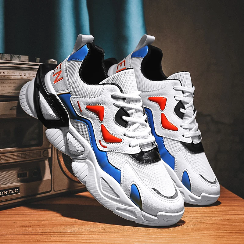 2021 Men's Fashion Sneakers Breathable Running Sport Shoes Outdoor Men Sneakers Shoes Casual non-slip sneakers Footwear
2021 Men's Fashion Sneakers Breathable Running Sport Shoes Outdoor Men Sneakers Shoes Casual non-slip sneakers Footwear