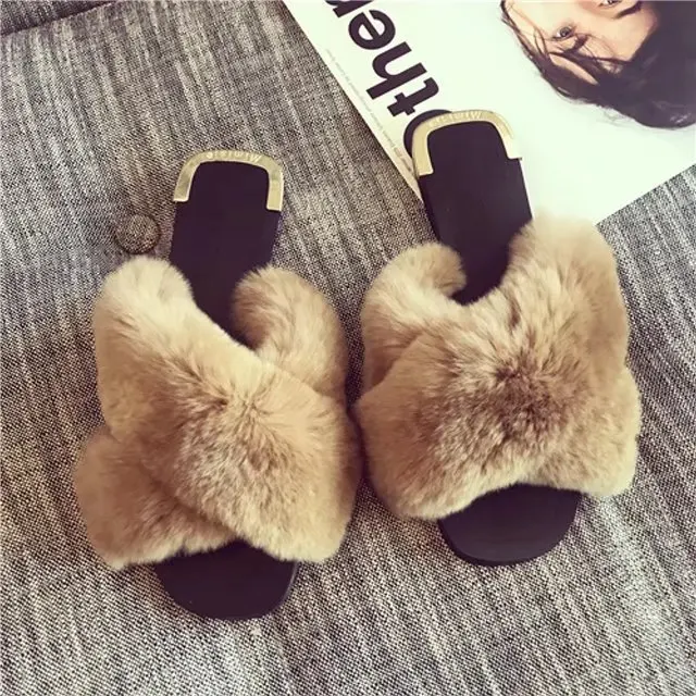 High-quality cross plush lace-faced ladies slippers, rubber metal buckle flat-bottomed ladies slippers and sandals, Customized color
High-quality cross plush lace-faced ladies slippers, rubber metal buckle flat-bottomed ladies slippers and sandals, Customized color