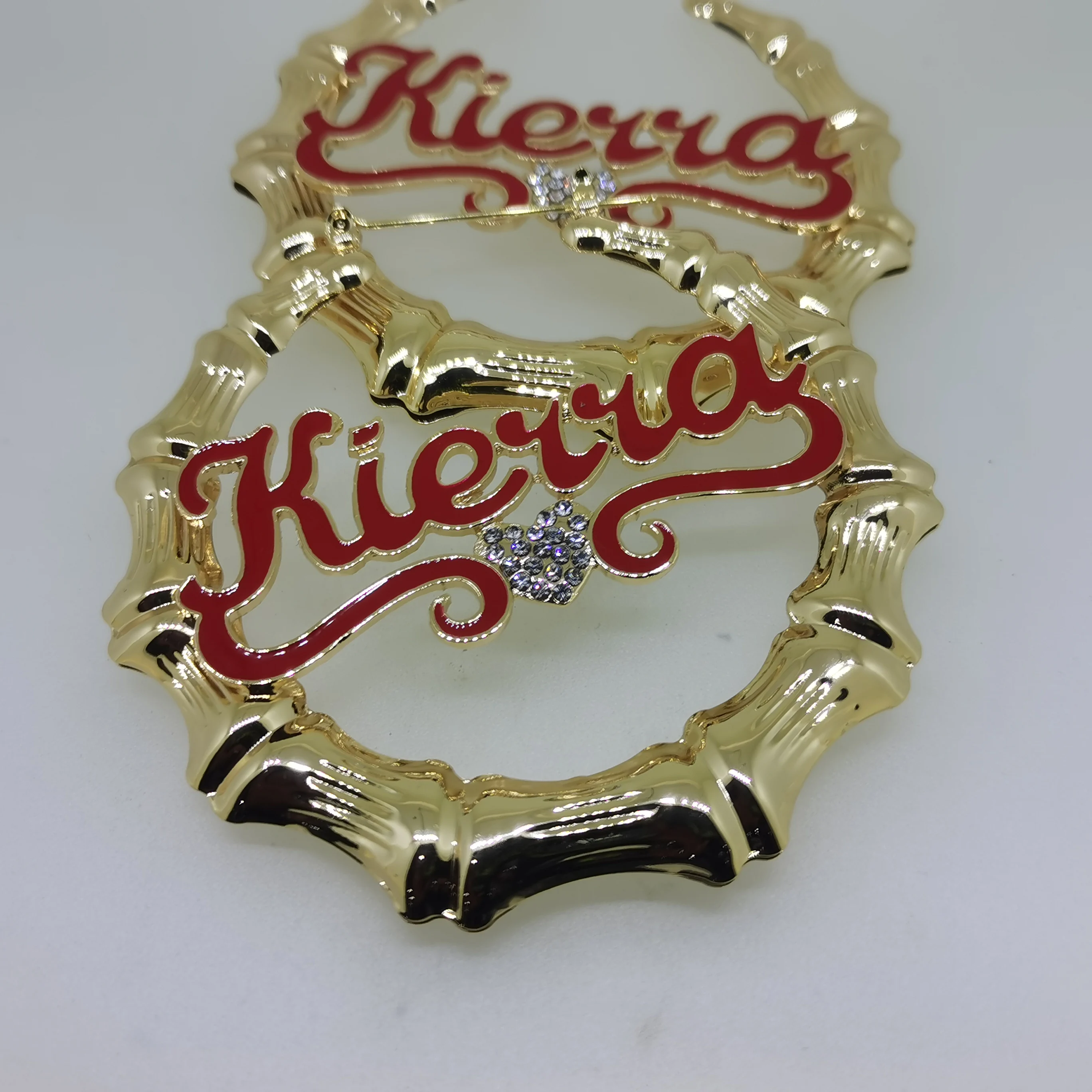 Hip-hop Gold Silver Rose-gold Plated Bamboo Alloy Earring for FriendsFamilies Christmas Gift Zircon Custom Enamel Name Earring
Hip-hop Gold Silver Rose-gold Plated Bamboo Alloy Earring for FriendsFamilies Christmas Gift Zircon Custom Enamel Name Earring