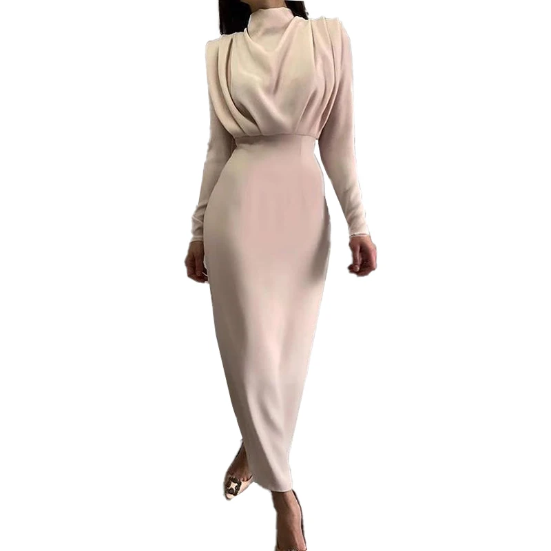 2022 spring women fashion clothes maxi dress ruched long sleeve ankle length dress women elegant casual dress
2022 spring women fashion clothes maxi dress ruched long sleeve ankle length dress women elegant casual dress