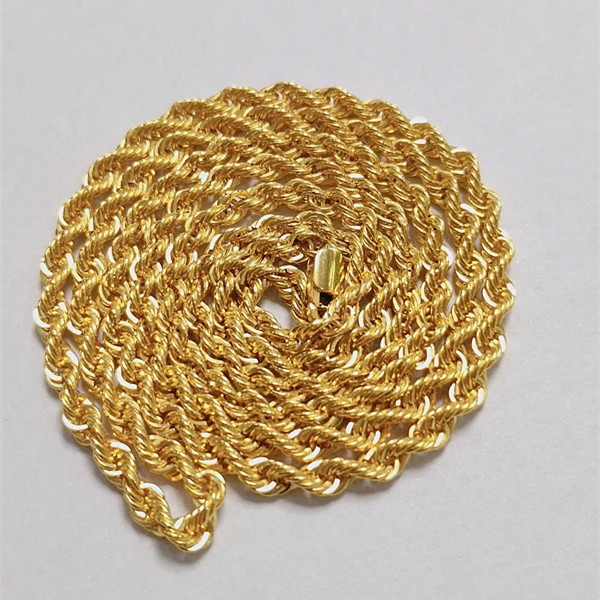 Wholesale Hip Hop sole design italy craft 18K Solid Gold Chains 20inch 22inch 24inch Pure Gold Rope Chain Men Necklace, Yellow
Wholesale Hip Hop sole design italy craft 18K Solid Gold Chains 20inch 22inch 24inch Pure Gold Rope Chain Men Necklace, Yellow