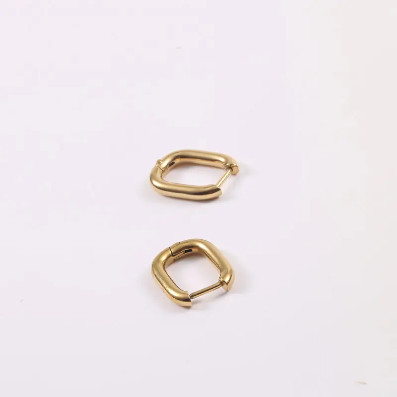 New Trendy Earring 18K Gold Plated Dainty Oval U Hoop Earrings for Women Stainless Steel Earrings Wholesale
New Trendy Earring 18K Gold Plated Dainty Oval U Hoop Earrings for Women Stainless Steel Earrings Wholesale