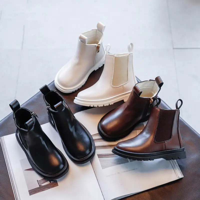 New hot selling all match solid zip martin warm 2020 kids children fashion winter boots, Black/white/brown
New hot selling all match solid zip martin warm 2020 kids children fashion winter boots, Black/white/brown