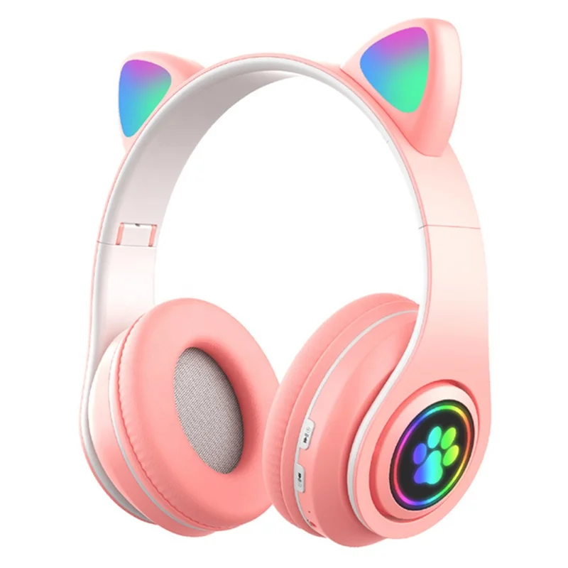 New B39 Audifonos Cat Claw Headset Stereo Wireless Earphone Cute Pink Cat Ear Headphone For Kid
New B39 Audifonos Cat Claw Headset Stereo Wireless Earphone Cute Pink Cat Ear Headphone For Kid