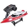 35KM/H self righting racing water toys high speed customizable remote control boat with night lights