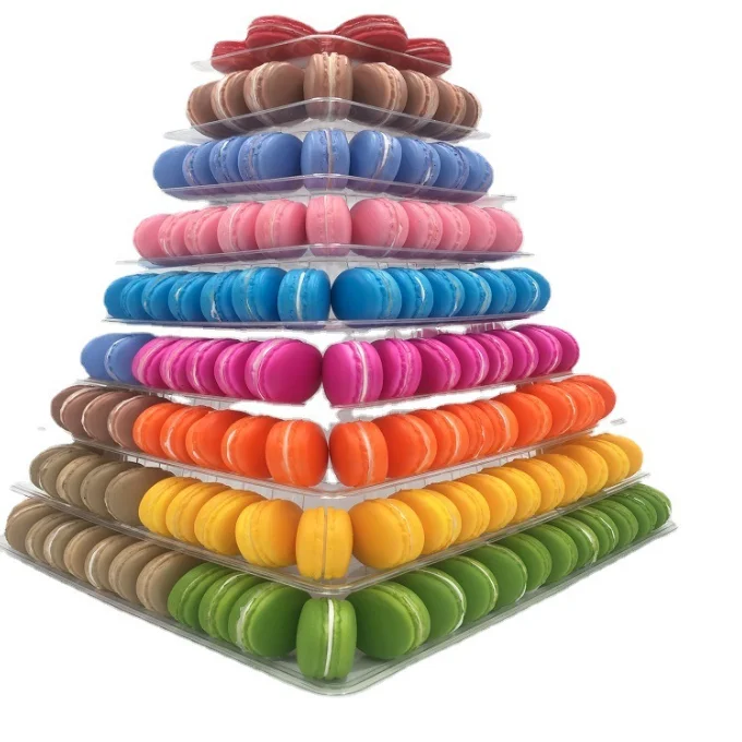 New 4/6/9/10 layer round square plastic cake tower stand multi-layer transparent plastic macaron display stand with base
New 4/6/9/10 layer round square plastic cake tower stand multi-layer transparent plastic macaron display stand with base