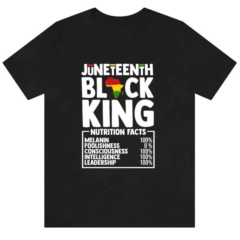 New Arrival Juneteenth Graphic Tees Juneteenth Black King Oversized t-shirts Men Black Juneteenth T-Shirt Print t shirt
New Arrival Juneteenth Graphic Tees Juneteenth Black King Oversized t-shirts Men Black Juneteenth T-Shirt Print t shirt