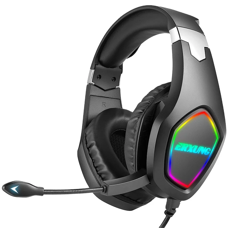 Gaming Headset for E-Sports Wired with Controller Single Usb7.1 Live Call Luminous Computer Head-Mounted Headset
Gaming Headset for E-Sports Wired with Controller Single Usb7.1 Live Call Luminous Computer Head-Mounted Headset