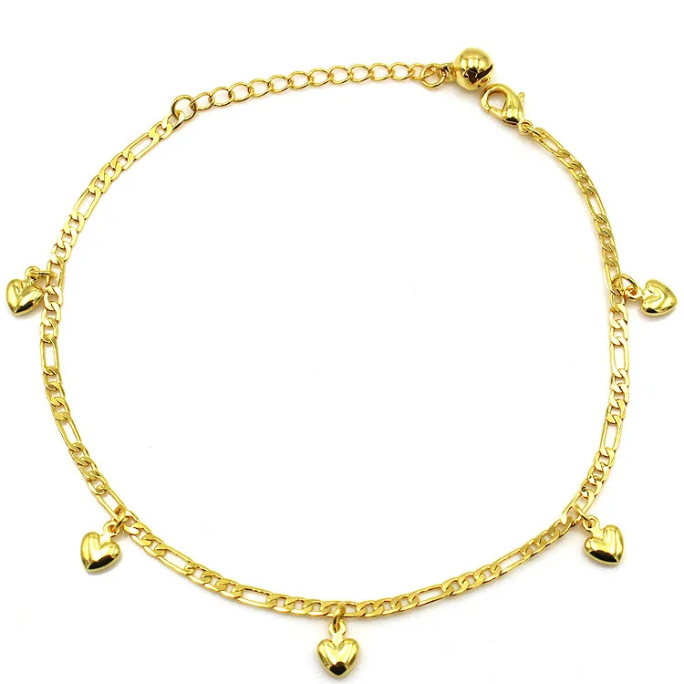 2021 Body Women New Metal Gold Beach Fashion Sexy Heart Charm Jewelry Foot Ladies Anklet Chain For Girls
2021 Body Women New Metal Gold Beach Fashion Sexy Heart Charm Jewelry Foot Ladies Anklet Chain For Girls