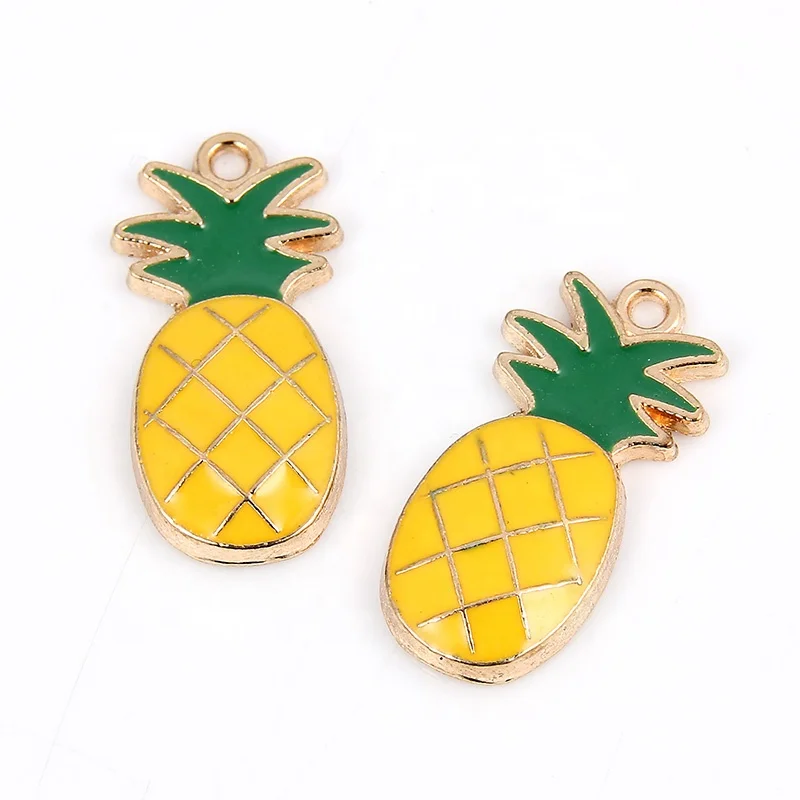 Enamel Pineapple Shape Charm Pendant DIY Necklace/Bracelet Handwork Jewelry Making, Picture
Enamel Pineapple Shape Charm Pendant DIY Necklace/Bracelet Handwork Jewelry Making, Picture