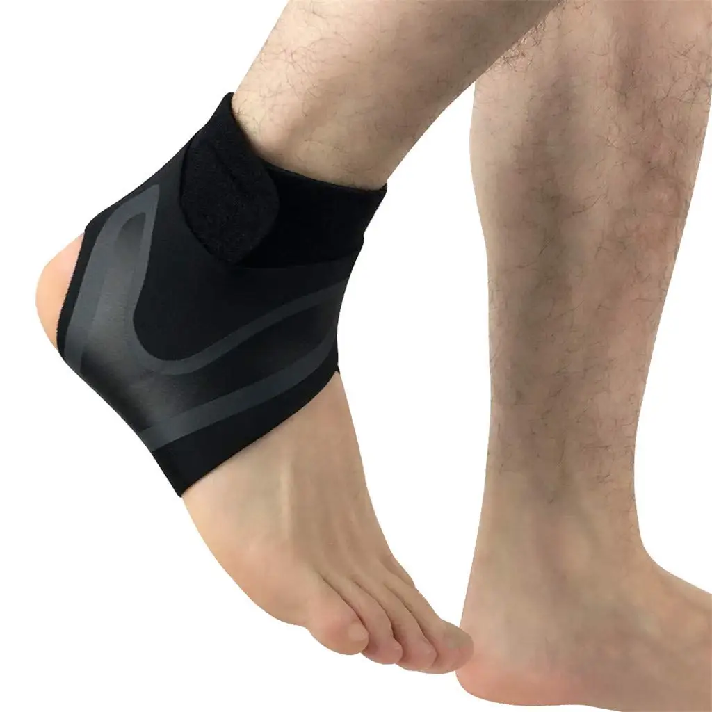 Adjustable Ankle Support Pad Ankle Sleeve Pressure Anti-Spinning Breathable Support For Basketball Heel Wrap Sleeve, Black
Adjustable Ankle Support Pad Ankle Sleeve Pressure Anti-Spinning Breathable Support For Basketball Heel Wrap Sleeve, Black