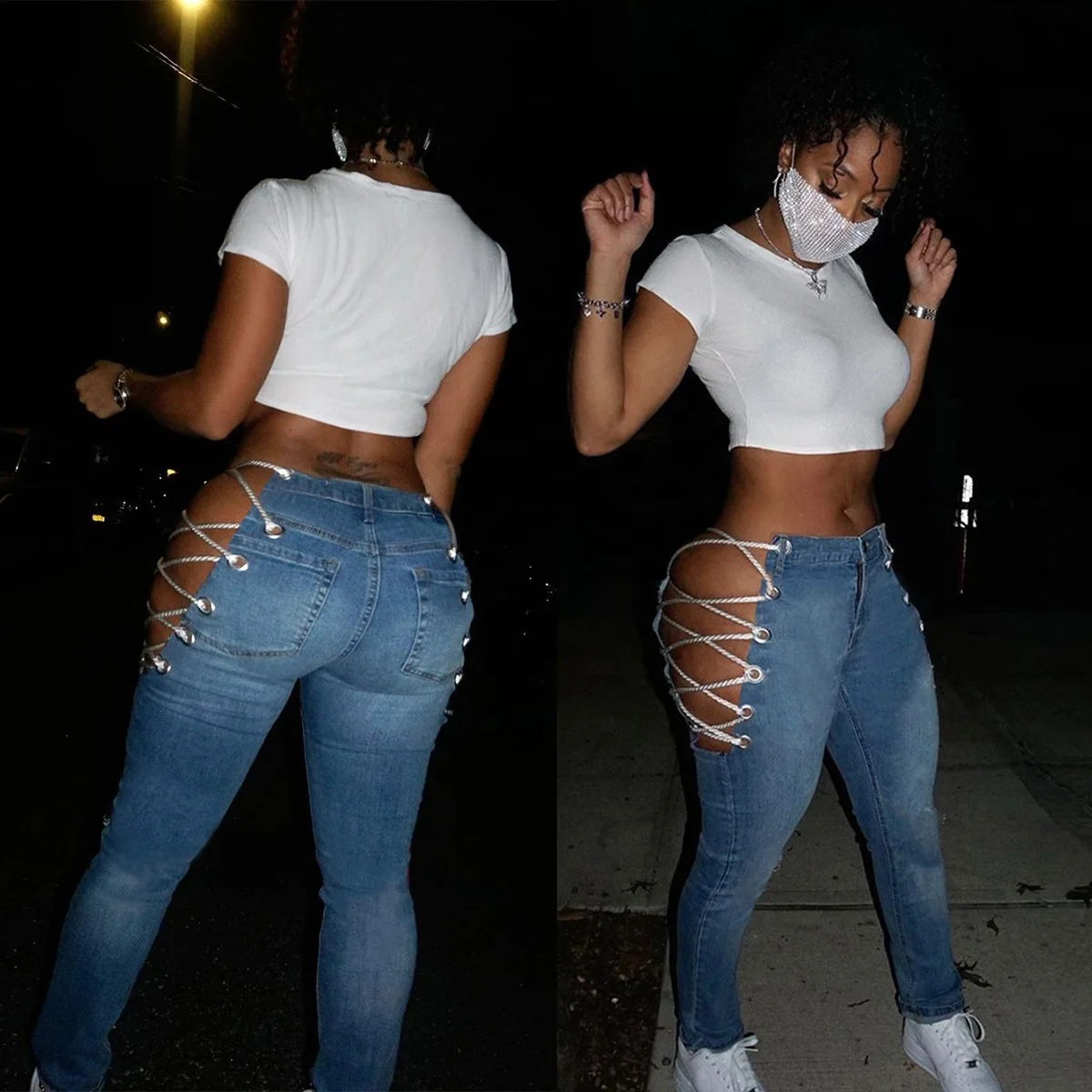 Women 2021 Fall Jeans Fashion Women Distressed Hollow Out Trousers Pant Mom Women New Style Jeans
Women 2021 Fall Jeans Fashion Women Distressed Hollow Out Trousers Pant Mom Women New Style Jeans