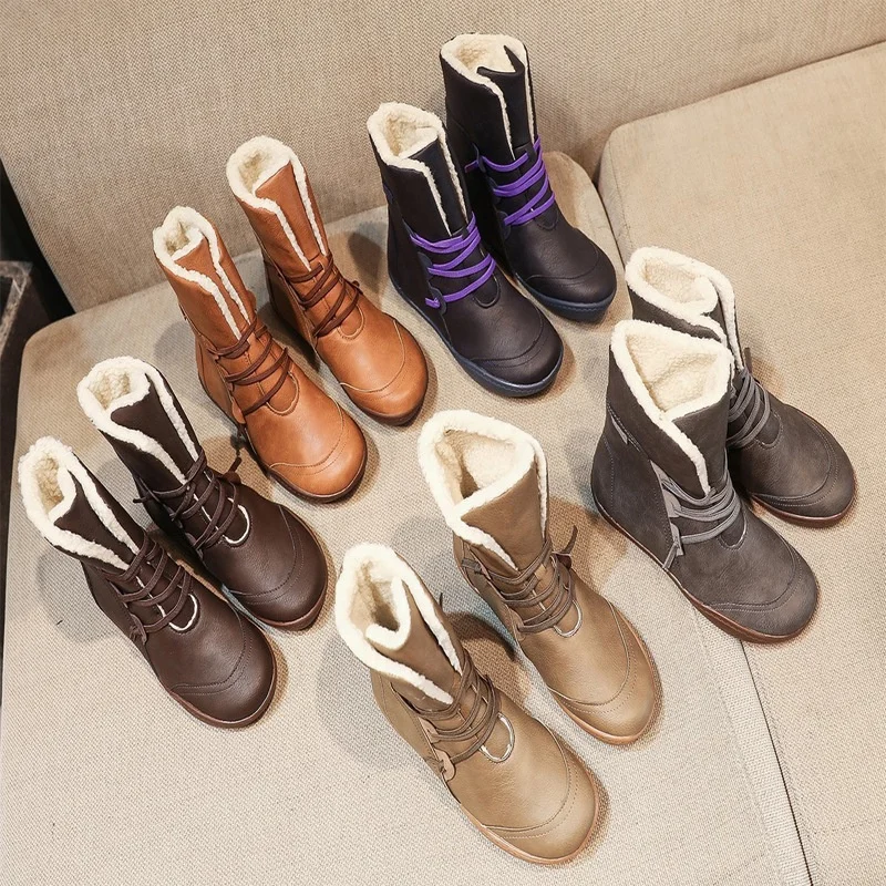 Wish Amazon Hot Sales Women Shoes Fall Winter Casual Flat Short Booties Round Toe Lace Up Comfort Fur Snow Boots Warm, Brown, light-brown, dark-brown, dark-blue, grey
Wish Amazon Hot Sales Women Shoes Fall Winter Casual Flat Short Booties Round Toe Lace Up Comfort Fur Snow Boots Warm, Brown, light-brown, dark-brown, dark-blue, grey