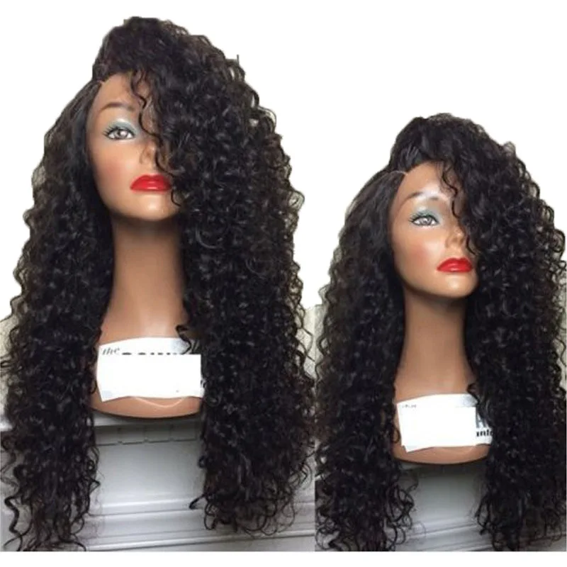 Natural Color Short Swiss Lace Curly Hair Wig For Black Women 100% Hair Lace Front Wig
Natural Color Short Swiss Lace Curly Hair Wig For Black Women 100% Hair Lace Front Wig